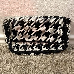 Black/White sequins bag